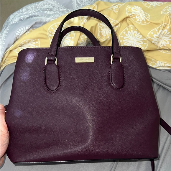 Kate Spade Deep Purple Satchel - Picture 1 of 8
